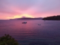 Il tramonto della prima sera all'Isola d'Elba